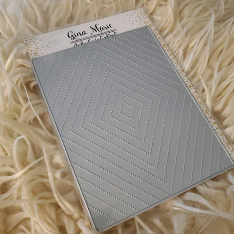Gina Marie Metal cutting die -  Pinpoint diamond background plate