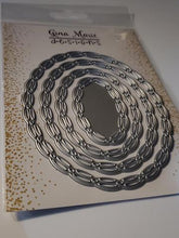 Load image into Gallery viewer, Gina Marie Metal cutting die - Double Roped Oval