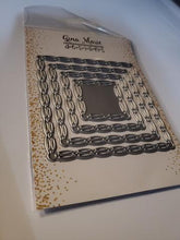 Load image into Gallery viewer, Gina Marie Metal cutting die - Double Roped Square