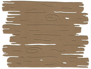 Dies ... to die for metal cutting die - Driftwood background plate