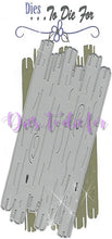 Load image into Gallery viewer, Dies ... to die for metal cutting die - Slimline Driftwood background plate- Slim line