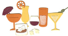 Load image into Gallery viewer, Dies ... to die for metal cutting die - Drinking / Tropical Glasses - Alcohol / Party Collection