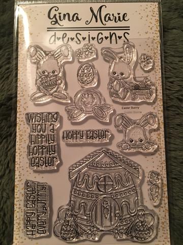 Gina Marie Clear stamp set - Easter Bunny