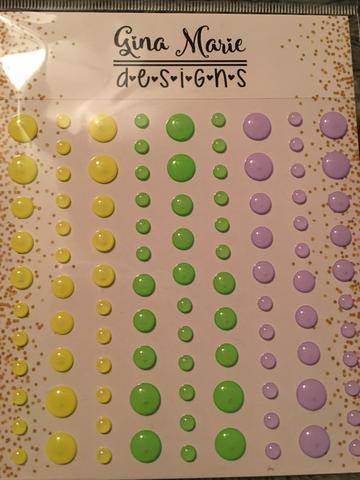 Gina Marie Enamel Dots set - Easter Clear