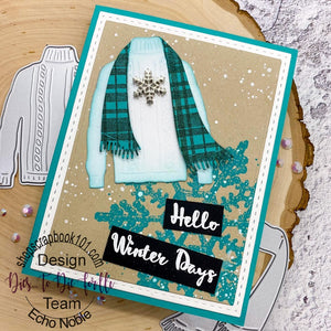 Dies ... to die for metal cutting die Winter Hat, Gloves and Scarf