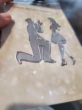 Load image into Gallery viewer, Gina Marie Metal cutting die - Engagement Couple