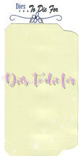 Load image into Gallery viewer, Dies ... to die for metal cutting die - Slimline Envelope maker - Slim line