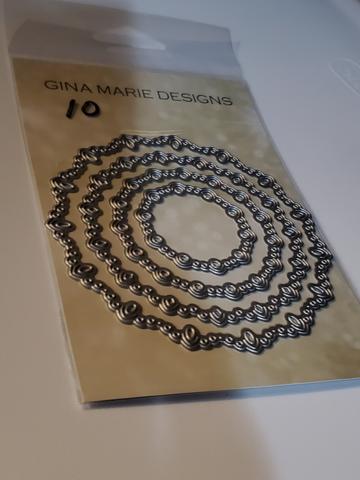 Gina Marie Metal cutting die - Eyelet elegance Circle
