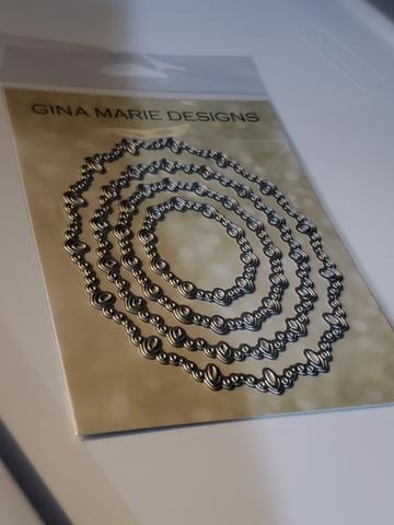 Gina Marie Metal cutting die - Eyelet elegance Oval