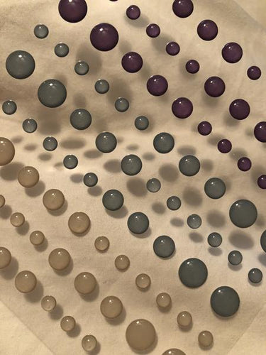 Gina Marie Enamel Dots set - Fall Foliage clear