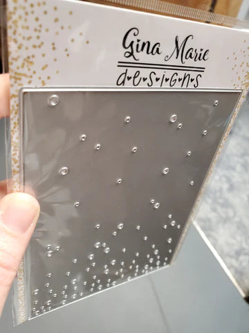 Gina Marie Metal cutting die - Falling Snow background
