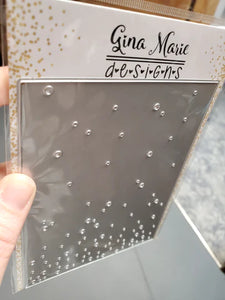 Gina Marie Metal cutting die - Falling Snow background