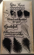 Load image into Gallery viewer, Gina Marie Clear stamp set - Fall leaves