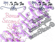 Load image into Gallery viewer, Dies ... to die for metal cutting die - Family Words - Add on&#39;s - Step second bonus great and &amp;