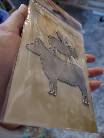 Gina Marie Metal cutting die - Farmhouse animal stack