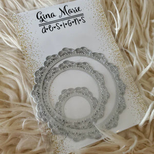 Gina Marie Metal cutting die -  Filigree lace Circle