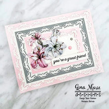 Load image into Gallery viewer, Gina Marie Metal cutting die -  Filigree lace rectangle