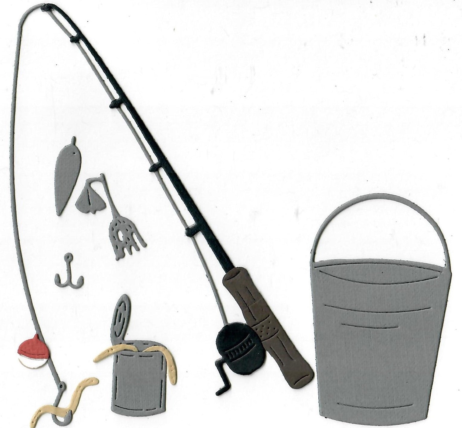 cutting a fishing pole Dies ... to die for metal cutting die