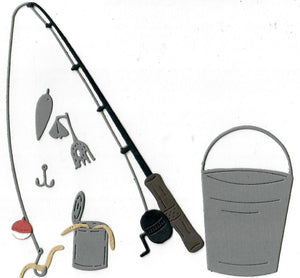 Dies ... to die for metal cutting die - Fishing pole set