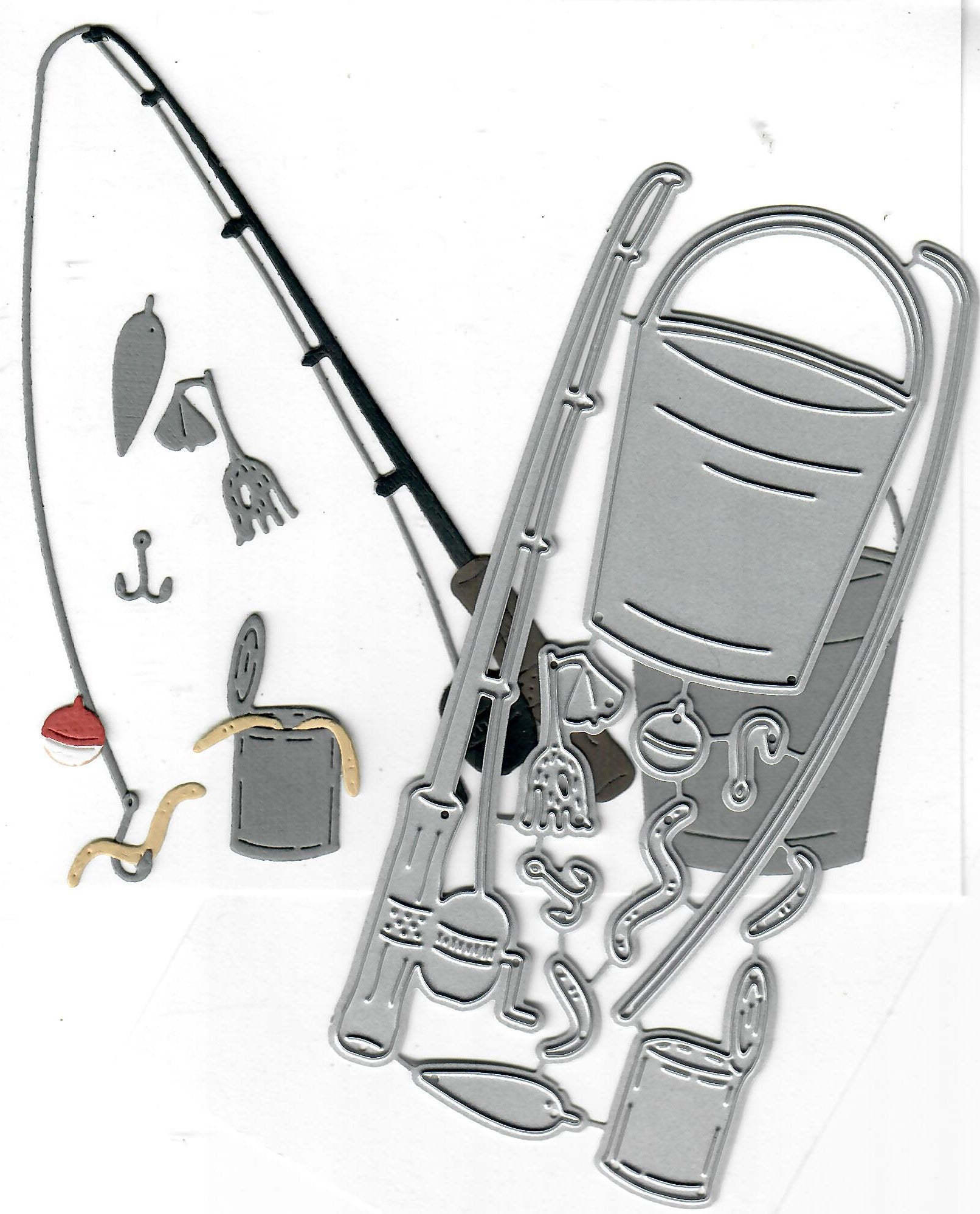cutting a fishing pole Dies ... to die for metal cutting die