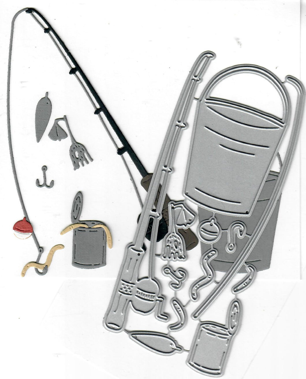 cutting a fishing pole Boat Bait Board, Fish Fillet Table with Rod Holder Mount & Slots Printable Fishing Pole Template