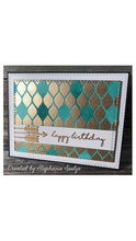 Load image into Gallery viewer, Gina Marie stencil 6x6 - Fish Net
