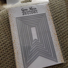 Load image into Gallery viewer, Gina Marie Metal cutting die - Fish tail banner stitched