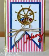 Load image into Gallery viewer, Gina Marie Metal cutting die - Fish tail banner stitched