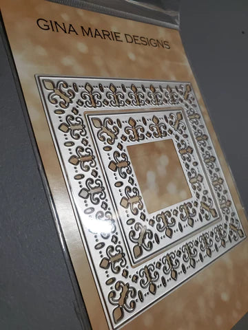 Gina Marie Metal cutting die - Fleur Square