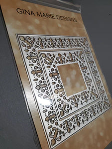 Gina Marie Metal cutting die - Fleur Square