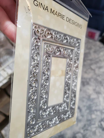 Gina Marie Metal cutting die - flourish frame