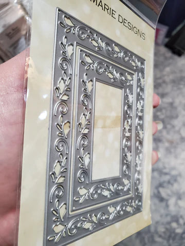 Gina Marie Metal cutting die - Floral frame