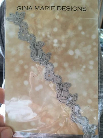 Gina Marie Metal cutting die - Flower border