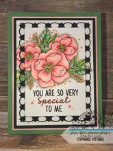 Load image into Gallery viewer, Gina Marie Metal cutting die - flower chain rectangle