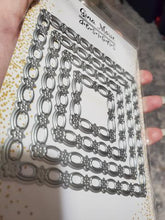 Load image into Gallery viewer, Gina Marie Metal cutting die - Flower Chain Square die set