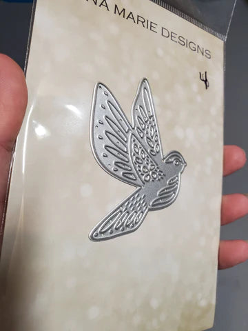 Gina Marie Metal cutting die - Dove Folk Art