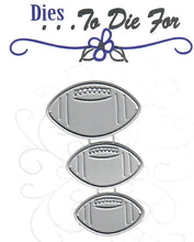 Load image into Gallery viewer, Dies ... to die for metal cutting die - Football trio
