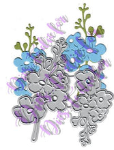 Load image into Gallery viewer, Dies ... to die for metal cutting die - Forget me not Flower stems
