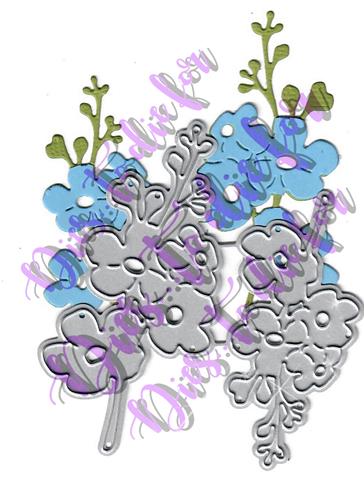 Dies ... to die for metal cutting die - Forget me not Flower stems