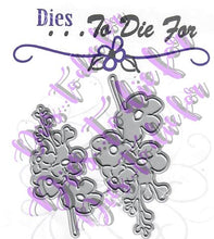 Load image into Gallery viewer, Dies ... to die for metal cutting die - Forget me not Flower stems