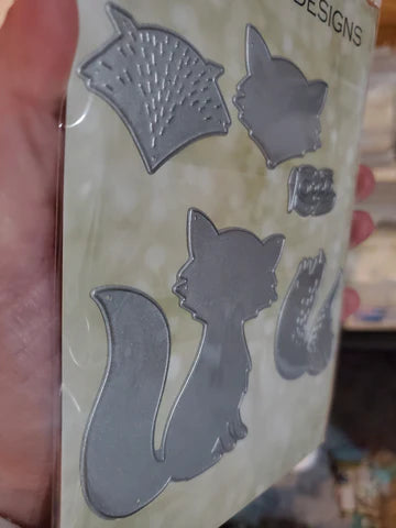 Gina Marie Metal cutting die - fox layered