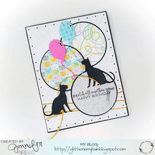Load image into Gallery viewer, Gina Marie Metal cutting die - Friendly cat and dog