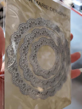 Load image into Gallery viewer, Gina Marie Metal cutting die - frilly lace nested circle