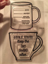 Load image into Gallery viewer, Gina Marie Clear stamp set - Funny Coffee Cups