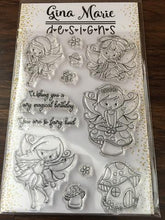 Load image into Gallery viewer, Gina Marie Clear stamp set - Garden Fairy