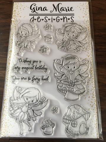 Gina Marie Clear stamp set - Garden Fairy