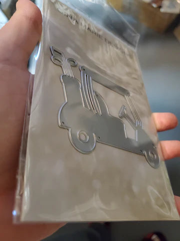 Gina Marie Metal cutting die - Golf cart