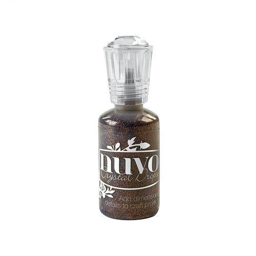 Nuvo Crystal Glitter Drops -  Chocolate Fondue
