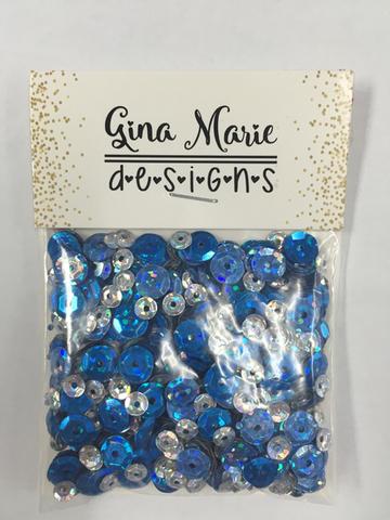 Gina Marie  Sequins mix - Glitter snow
