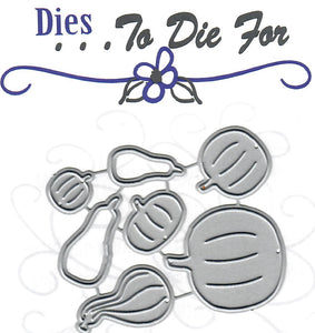 Dies ... to die for metal cutting die - Gourds and Pumpkins minis